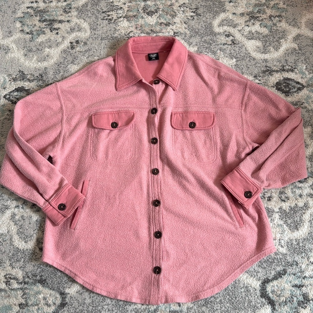 PacSun Homecoming Button Down Shacket